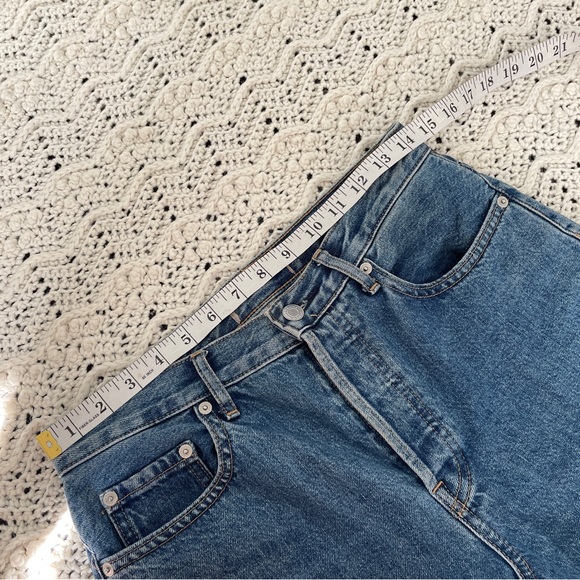 Everlane The Cheeky Jean High Waist Button Fly Curvy Fit Medium Wash (Si… - Picture 5 of 8